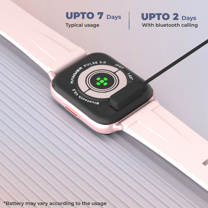 bluetooth smartwatch with long lasting battery life 