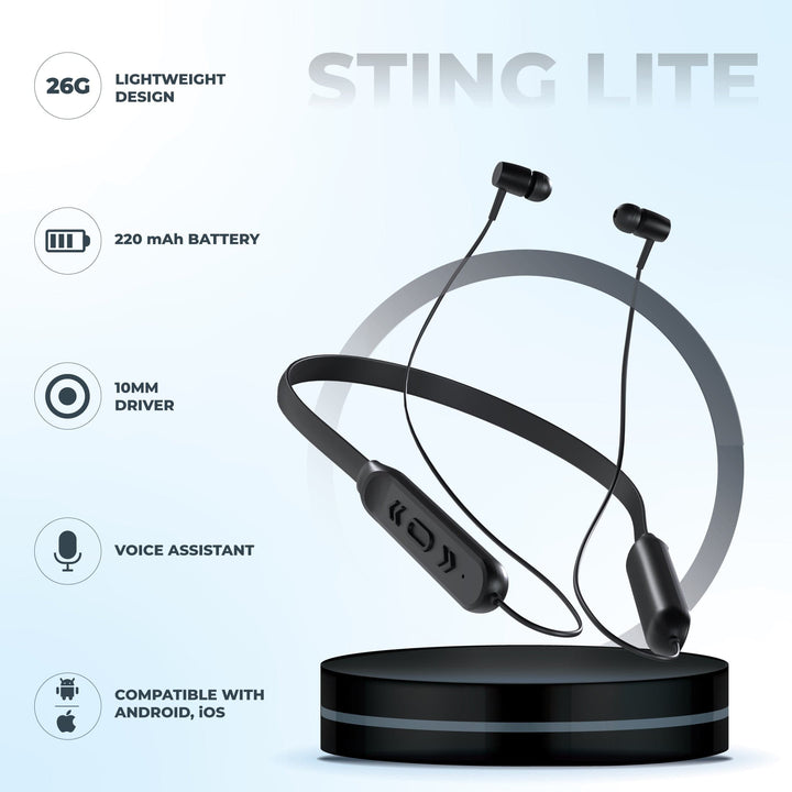 bluetooth neckband sting lite