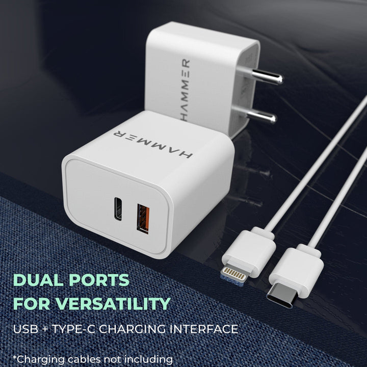 adaptor with dual ports with versatility