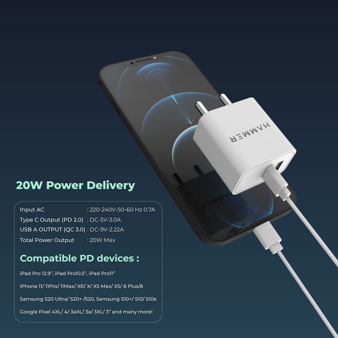 20W power delivery