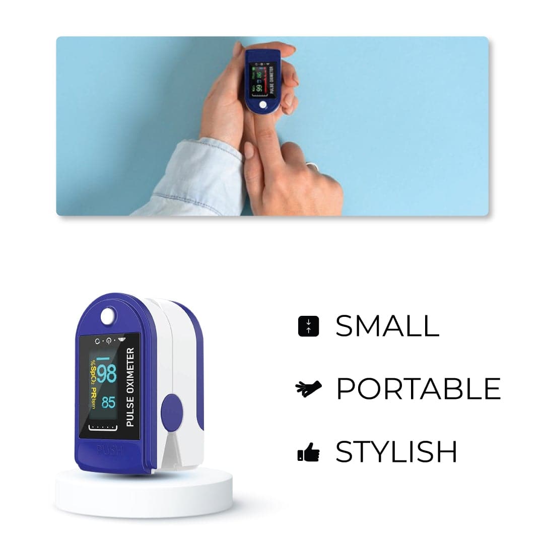 Pulse Oximeter Fingertip, Blood Oxygen Saturation Monitor Fingertip