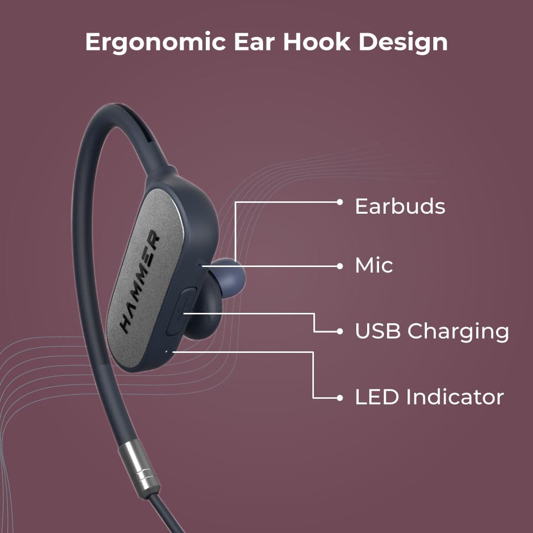 Best Sports Bluetooth Earphones Wireless Earphone Hammer