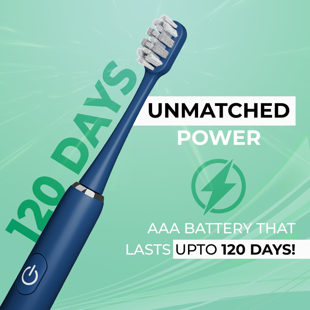 electric toothbrush for adults with long lasting battery life