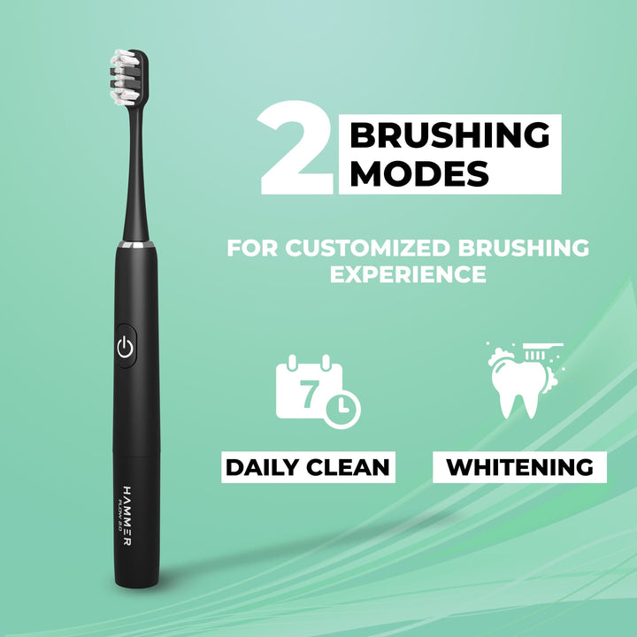 electric brush with 2 brushing modes